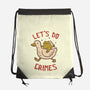 Let's Do Crimes-None-Drawstring-Bag-koalastudio