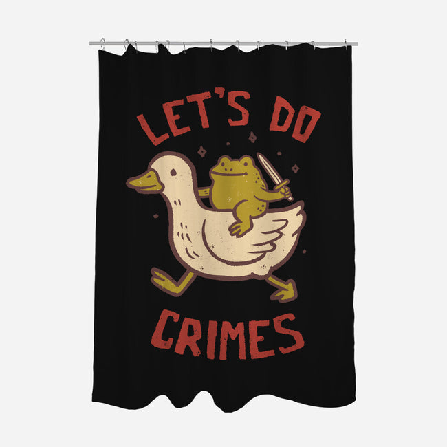 Let's Do Crimes-None-Polyester-Shower Curtain-koalastudio