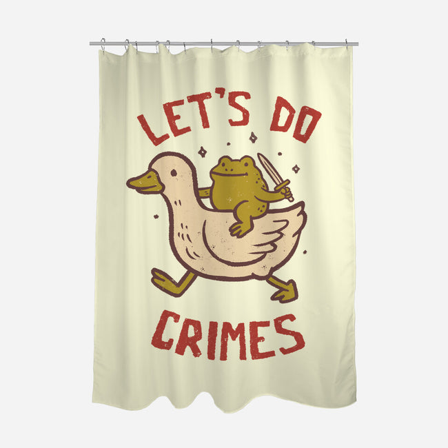 Let's Do Crimes-None-Polyester-Shower Curtain-koalastudio
