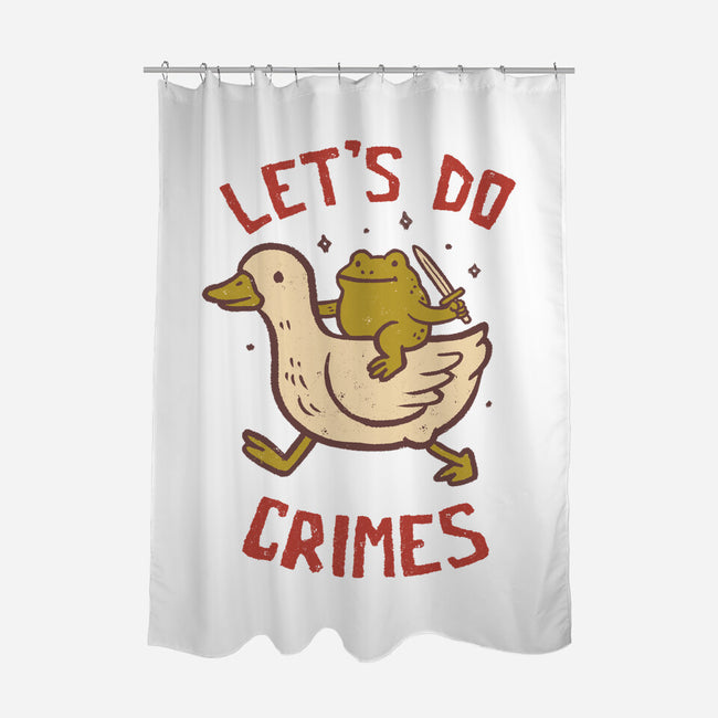 Let's Do Crimes-None-Polyester-Shower Curtain-koalastudio