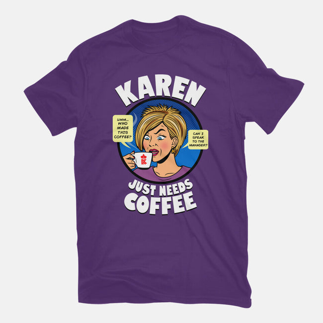 Karen Just Needs Coffee-Mens-Premium-Tee-Boggs Nicolas