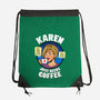 Karen Just Needs Coffee-None-Drawstring-Bag-Boggs Nicolas