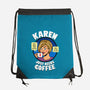 Karen Just Needs Coffee-None-Drawstring-Bag-Boggs Nicolas