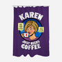Karen Just Needs Coffee-None-Polyester-Shower Curtain-Boggs Nicolas