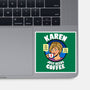 Karen Just Needs Coffee-None-Glossy-Sticker-Boggs Nicolas