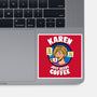 Karen Just Needs Coffee-None-Glossy-Sticker-Boggs Nicolas