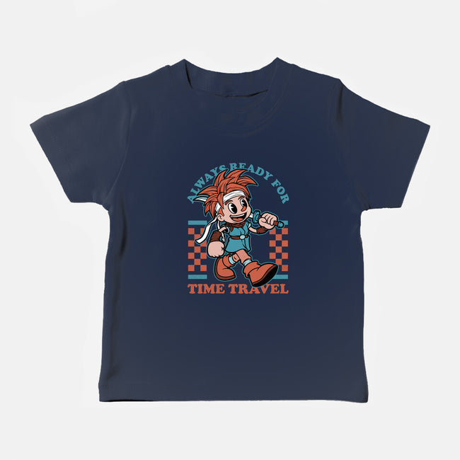 Game Mascot Time Travel Kid-Baby-Basic-Tee-Studio Mootant
