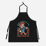 Game Mascot Time Travel Kid-Unisex-Kitchen-Apron-Studio Mootant