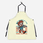 Game Mascot Time Travel Kid-Unisex-Kitchen-Apron-Studio Mootant