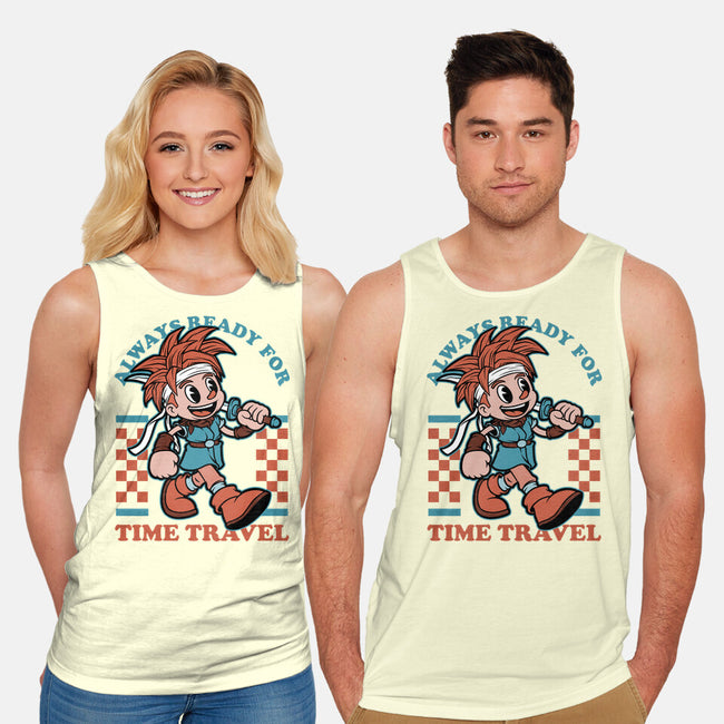 Game Mascot Time Travel Kid-Unisex-Basic-Tank-Studio Mootant