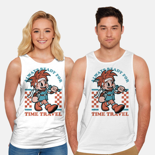 Game Mascot Time Travel Kid-Unisex-Basic-Tank-Studio Mootant