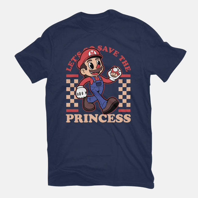 Game Mascot Mushroom Plumber-Mens-Premium-Tee-Studio Mootant