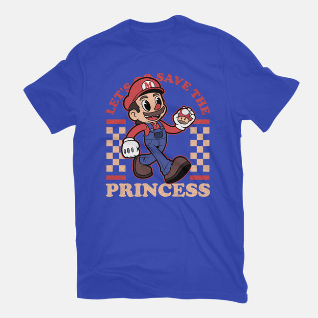 Game Mascot Mushroom Plumber-Mens-Premium-Tee-Studio Mootant