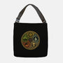 Vintage Lotus-None-Adjustable Tote-Bag-kg07