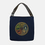 Vintage Lotus-None-Adjustable Tote-Bag-kg07