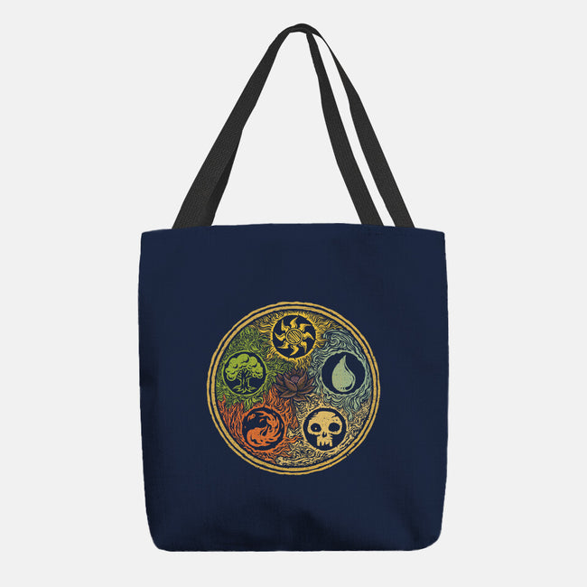 Vintage Lotus-None-Basic Tote-Bag-kg07