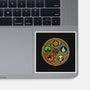 Vintage Lotus-None-Glossy-Sticker-kg07