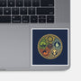 Vintage Lotus-None-Glossy-Sticker-kg07