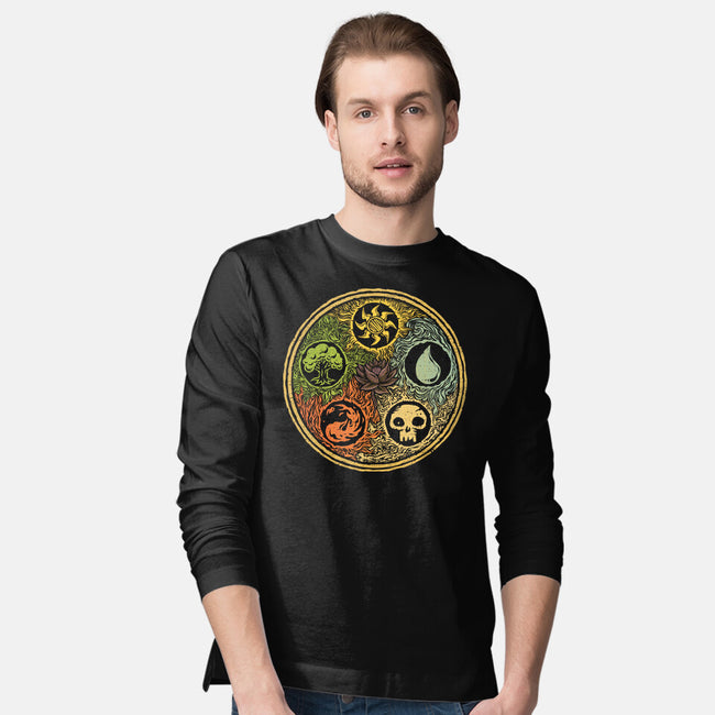 Vintage Lotus-Mens-Long Sleeved-Tee-kg07
