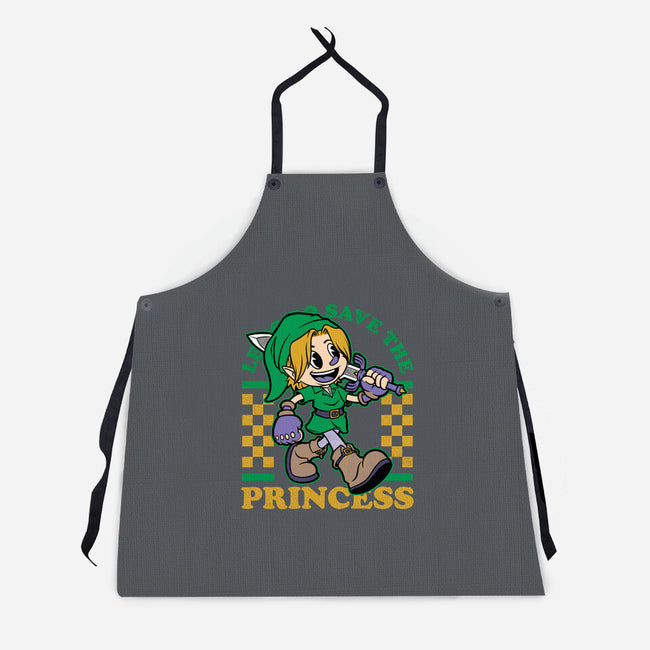 Game Mascot Fantasy Elf-Unisex-Kitchen-Apron-Studio Mootant