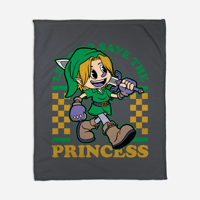 Game Mascot Fantasy Elf-None-Fleece-Blanket-Studio Mootant
