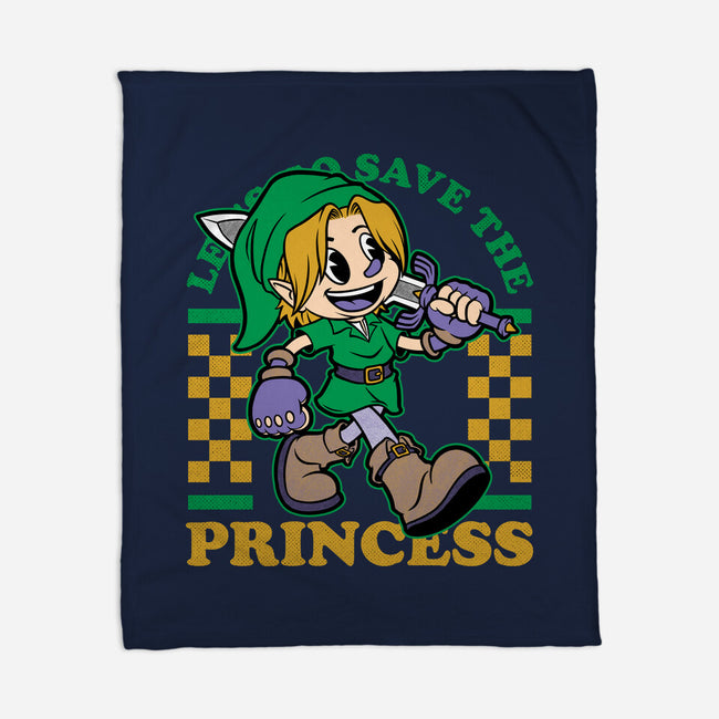 Game Mascot Fantasy Elf-None-Fleece-Blanket-Studio Mootant