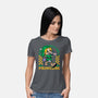 Game Mascot Fantasy Elf-Womens-Basic-Tee-Studio Mootant