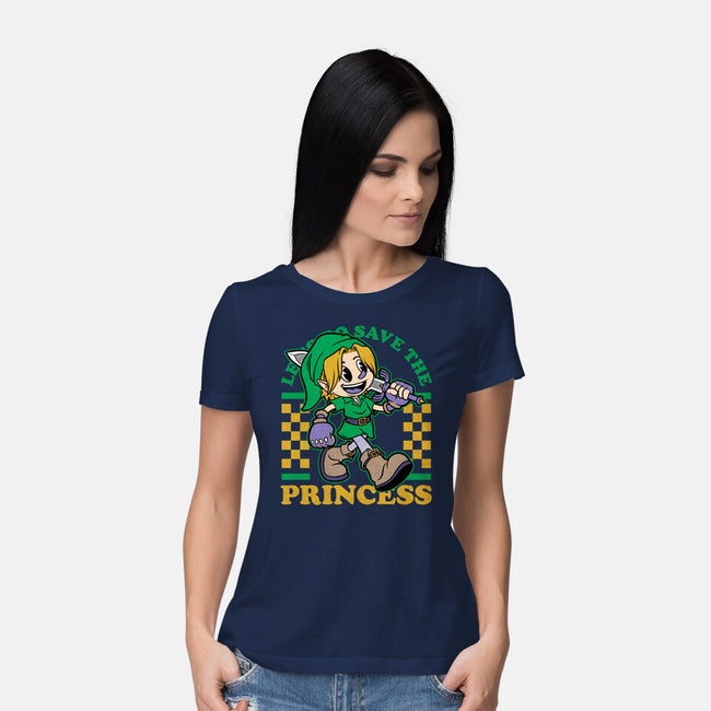 Game Mascot Fantasy Elf-Womens-Basic-Tee-Studio Mootant