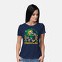 Game Mascot Fantasy Elf-Womens-Basic-Tee-Studio Mootant