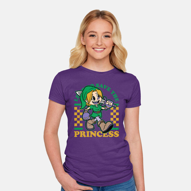 Game Mascot Fantasy Elf-Womens-Fitted-Tee-Studio Mootant