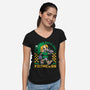 Game Mascot Fantasy Elf-Womens-V-Neck-Tee-Studio Mootant