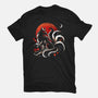 Kitsune Yokai-Womens-Fitted-Tee-Vallina84