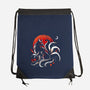 Kitsune Yokai-None-Drawstring-Bag-Vallina84
