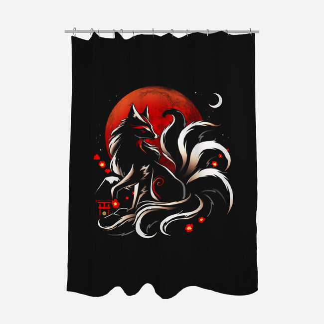 Kitsune Yokai-None-Polyester-Shower Curtain-Vallina84