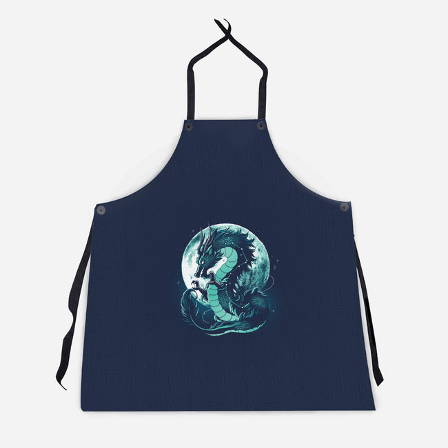 Dragon Moonlight-Unisex-Kitchen-Apron-Vallina84