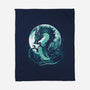 Dragon Moonlight-None-Fleece-Blanket-Vallina84