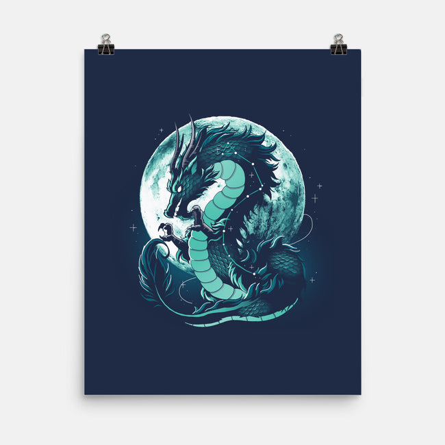 Dragon Moonlight-None-Matte-Poster-Vallina84