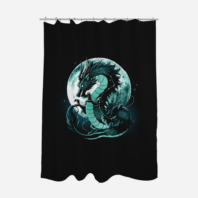 Dragon Moonlight-None-Polyester-Shower Curtain-Vallina84