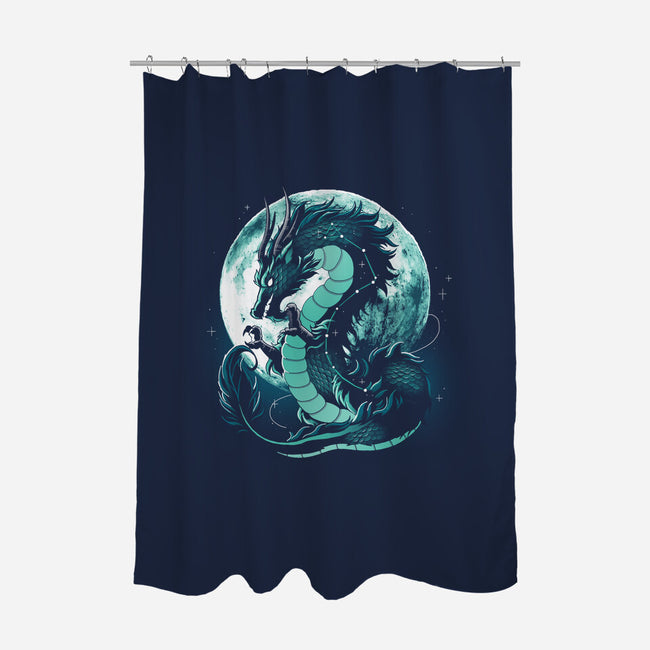 Dragon Moonlight-None-Polyester-Shower Curtain-Vallina84