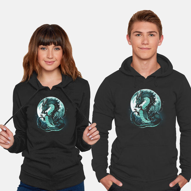 Dragon Moonlight-Unisex-Pullover-Sweatshirt-Vallina84