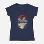 The Black Swordsman-Womens-V-Neck-Tee-grevalra