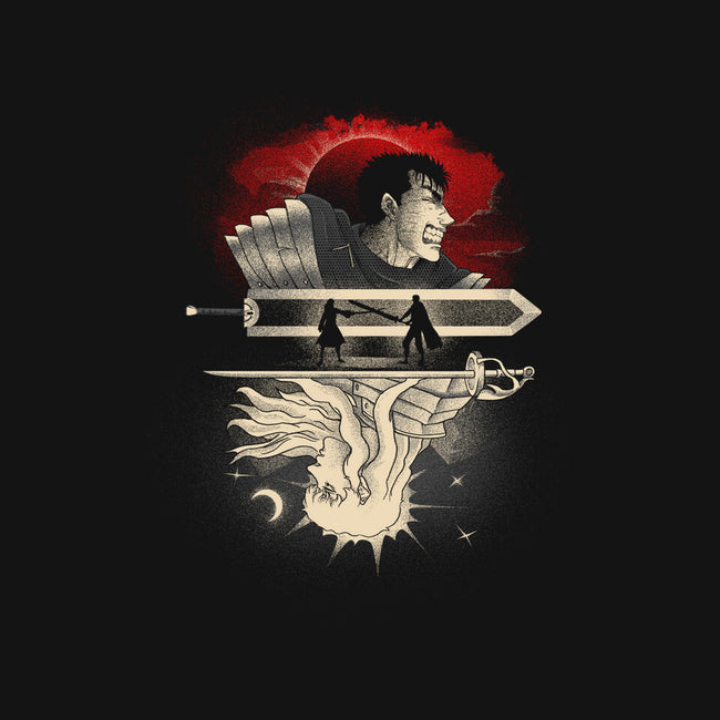 The Black Swordsman-Womens-V-Neck-Tee-grevalra