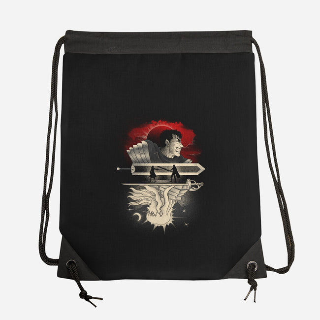 The Black Swordsman-None-Drawstring-Bag-grevalra