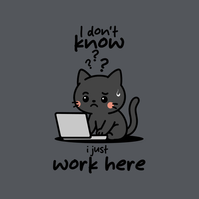 I Just Work Here-None-Glossy-Sticker-fanfabio