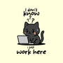 I Just Work Here-None-Adjustable Tote-Bag-fanfabio