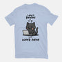 I Just Work Here-Womens-Fitted-Tee-fanfabio