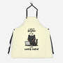 I Just Work Here-Unisex-Kitchen-Apron-fanfabio