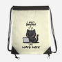 I Just Work Here-None-Drawstring-Bag-fanfabio