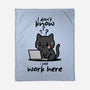 I Just Work Here-None-Fleece-Blanket-fanfabio