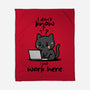 I Just Work Here-None-Fleece-Blanket-fanfabio